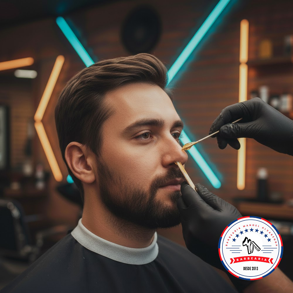 Depilação de nariz com cera